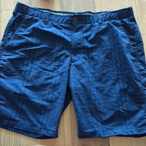 Under Armor 42 Men's Blue Checkered Shorts